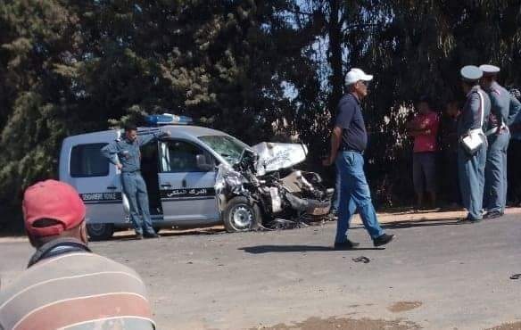 حادثة سير مروعة إثر اصطدام حادثة سير مروعة إثر اصطدام